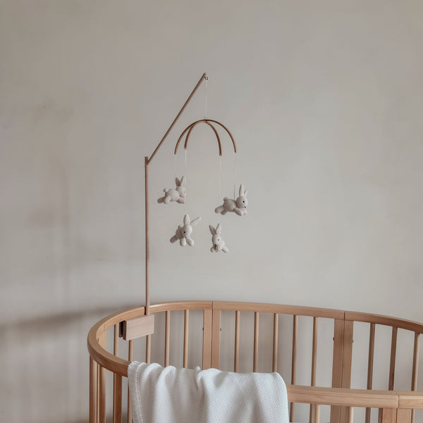 hop little bunnies - baby mobile – Lolabé baby