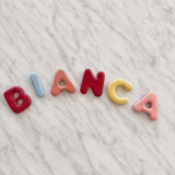 Mini clay wall letters
