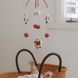 Woolly llama - baby mobile