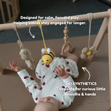 bunny & bee - baby play gym